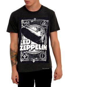 Led Zeppelin Hindenburg Disaster metal rock Official T-Shirt 2XL NWT
